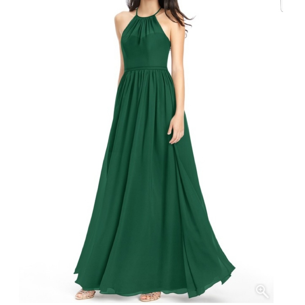 Azazie Kailyn dress (high neck, flowy)